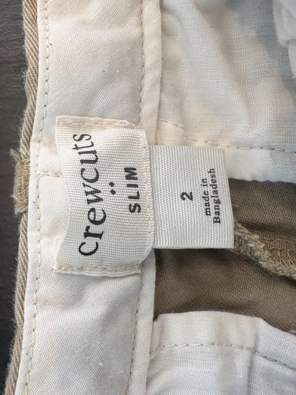 J.Crew Crewcuts Chino Pants, Slim fit. Size 2T
